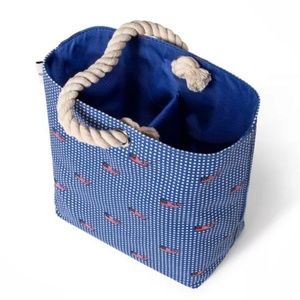 VINEYARD VINES Flag Whale Wine Bag